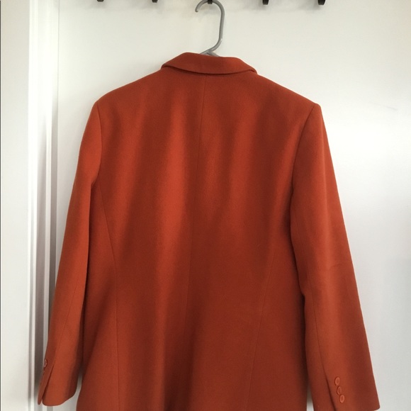 Harve Bernard Sport  Orange Coat $60 Size 12 - Picture 3 of 5